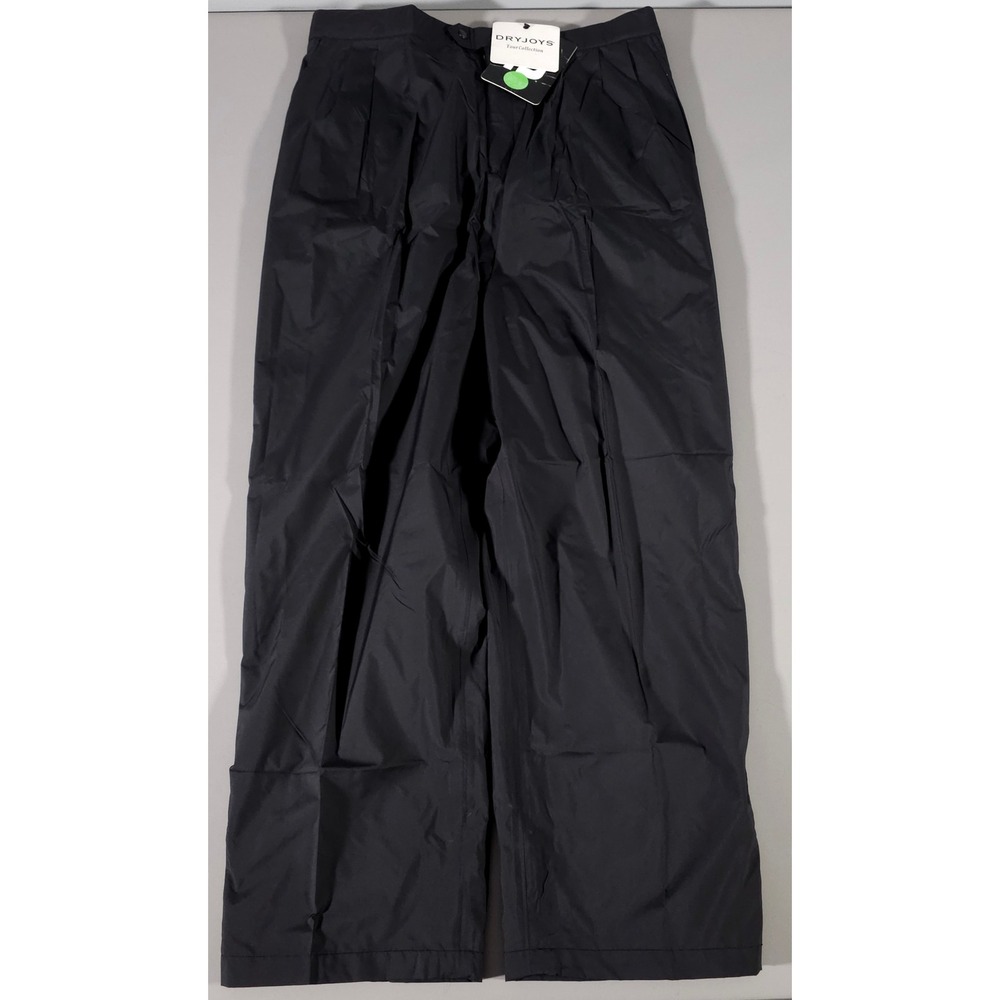 FootJoy Rain Pants Mens XXL Black DryJoys Tour Collection Extreme Full Zip 34679